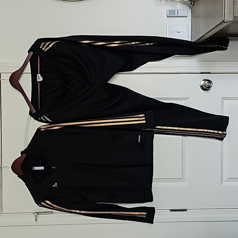 Adidas women black jogger set, XL